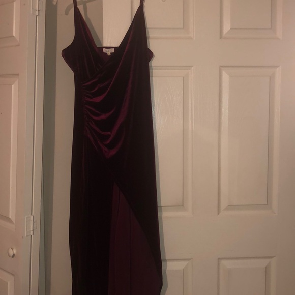 love J Dresses & Skirts - Burgundy Velvet dress